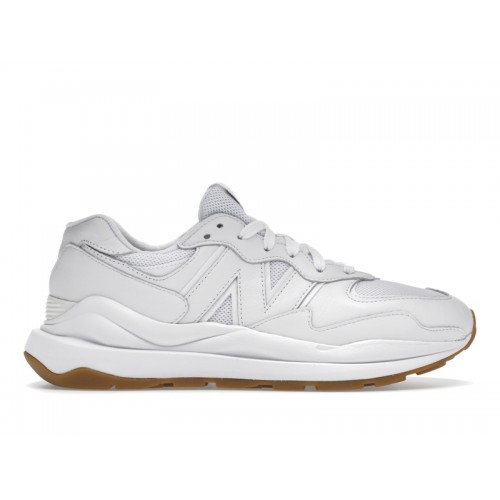 Кроссы New Balance 57/40 White Gum - мужская сетка размеров