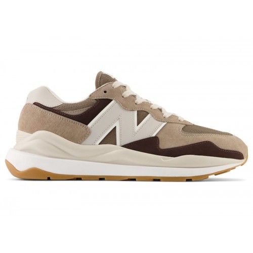 Кроссы New Balance 57/40 Mushroom Black Coffee - мужская сетка размеров