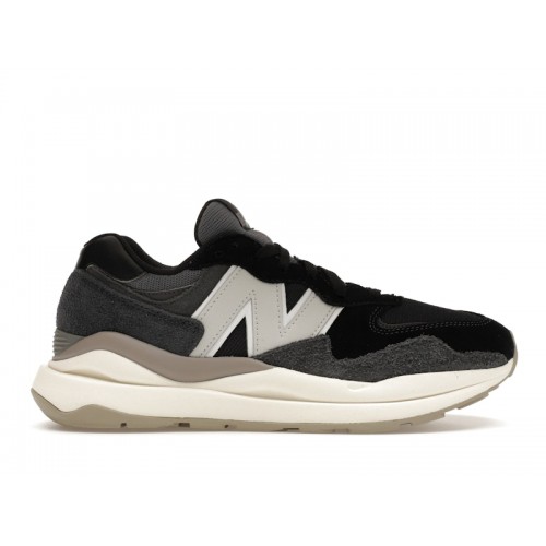 Кроссы New Balance 57/40 Black Magnet Sea Salt - мужская сетка размеров