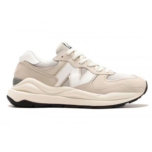 Кроссы New Balance 57/40 Beige White - мужская сетка размеров