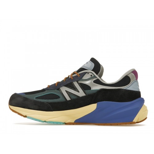 Кроссы New Balance 990v6 MiUSA Action Bronson Lapis Lazuli - мужская сетка размеров