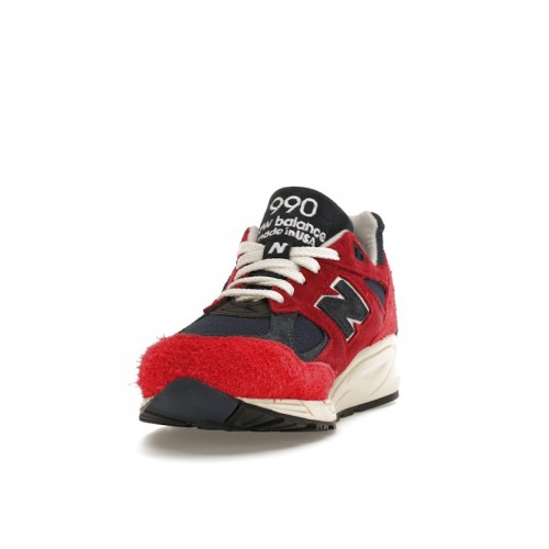 Кроссы New Balance 990v2 MiUSA Teddy Santis Chrysanthemum - мужская сетка размеров