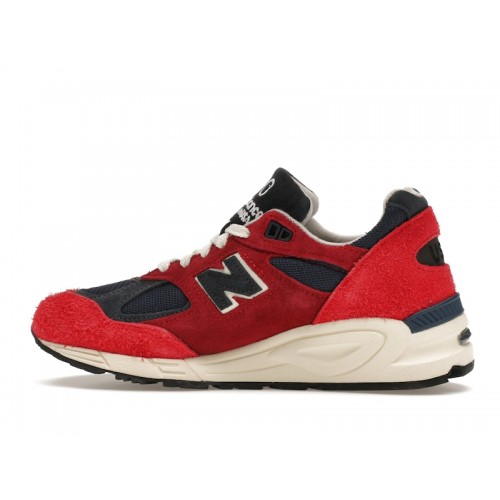 Кроссы New Balance 990v2 MiUSA Teddy Santis Chrysanthemum - мужская сетка размеров