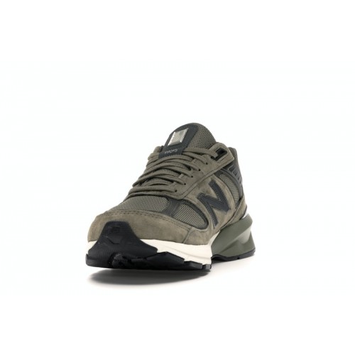 Кроссы New Balance 990v5 Covert Green - мужская сетка размеров