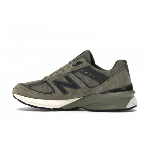 Кроссы New Balance 990v5 Covert Green - мужская сетка размеров