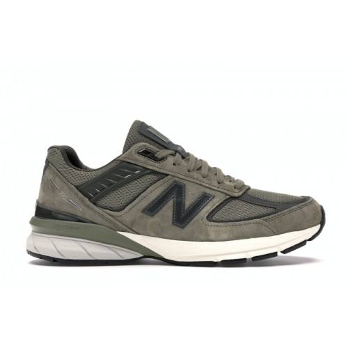 Кроссы New Balance 990v5 Covert Green - мужская сетка размеров
