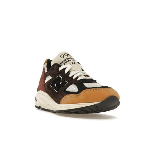 Кроссы New Balance 990v2 MiUSA Season 2 Brown - мужская сетка размеров