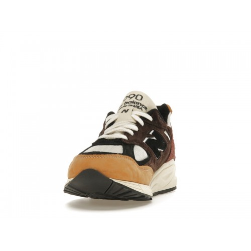 Кроссы New Balance 990v2 MiUSA Season 2 Brown - мужская сетка размеров