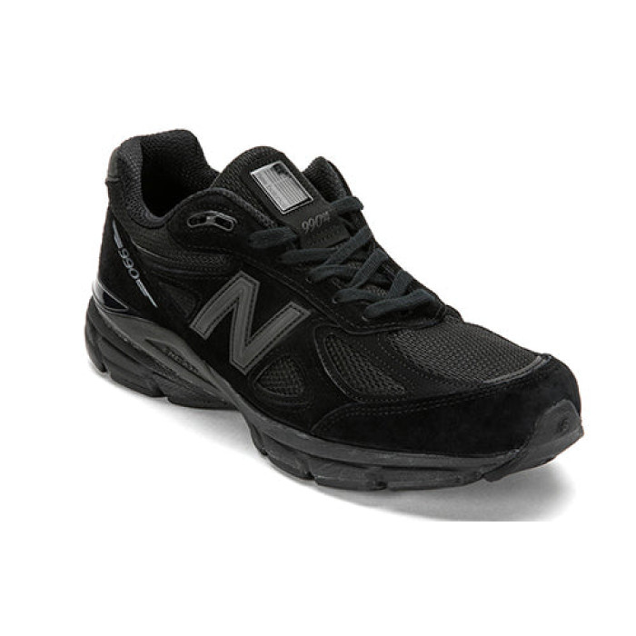 New Balance 990v4 Made In USA Black - мужская сетка размеров New Balance 990v4 Made In USA Black - мужская сетка размеров