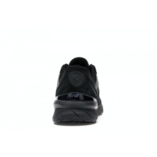 Кроссы New Balance 990v5 MiUSA Triple Black - мужская сетка размеров