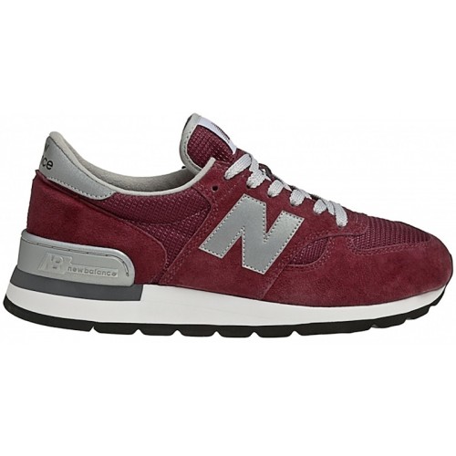 New Balance 990 Bringback Burgundy - мужская сетка размеров