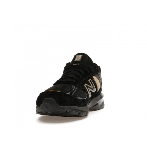 Кроссы New Balance 990v5 Black Gold - мужская сетка размеров