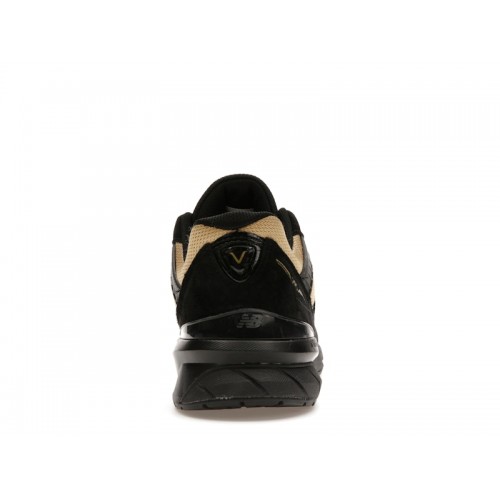 Кроссы New Balance 990v5 Black Gold - мужская сетка размеров