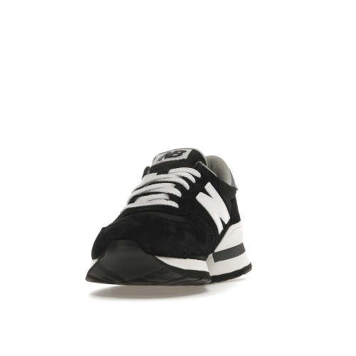 Кроссы New Balance 990v1 MiUSA Black White - мужская сетка размеров