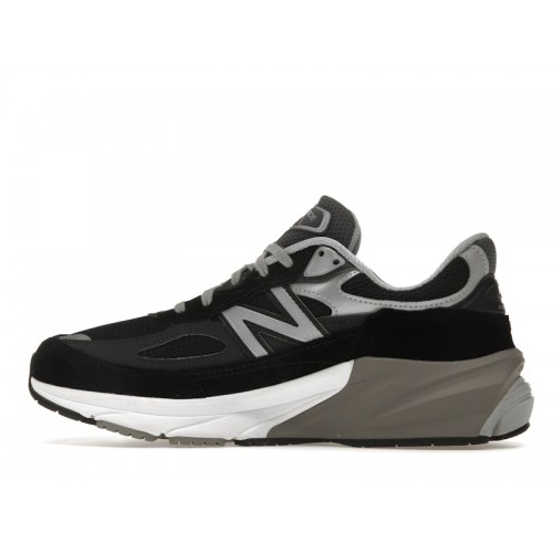 Кроссы New Balance 990v6 MiUSA Black Grey White - мужская сетка размеров