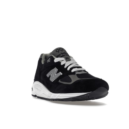 Кроссы New Balance 990v2 MiUSA Black Grey - мужская сетка размеров