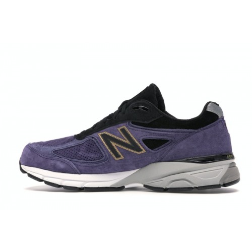 Кроссы New Balance 990v4 Wild Indigo - мужская сетка размеров