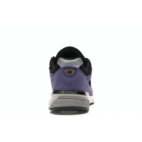 Кроссы New Balance 990v4 Wild Indigo - мужская сетка размеров