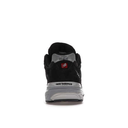 Кроссы New Balance 990v3 MiUSA Black White - мужская сетка размеров