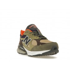 Кроссовки New Balance 990v3 MiUSA Teddy Santis Khaki Orange