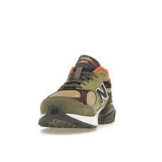 Кроссовки New Balance 990v3 MiUSA Teddy Santis Khaki Orange