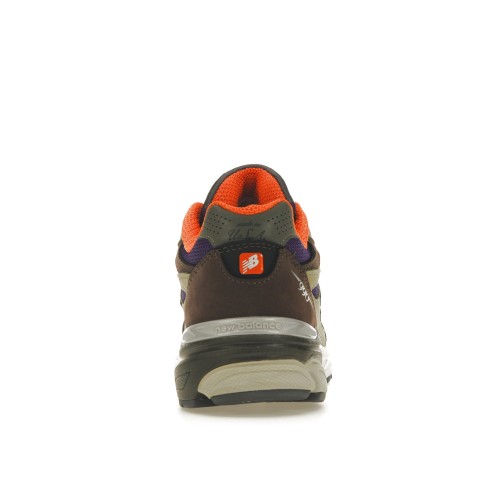 Кроссы New Balance 990v3 MiUSA Teddy Santis Khaki Orange - мужская сетка размеров