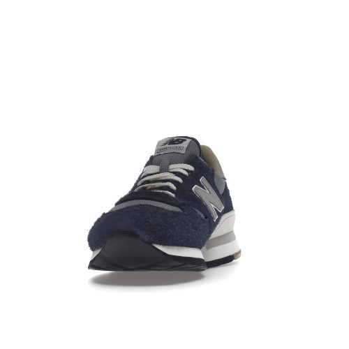 Кроссы New Balance 990v1 Carhartt WIP MiUSA Dark Navy - мужская сетка размеров