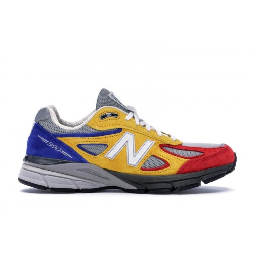 Кроссы New Balance 990v4 Shoe City x Eat - мужская сетка размеров