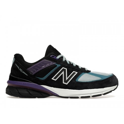 Кроссы New Balance 990v5 Black Grape - мужская сетка размеров