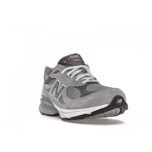 Кроссы New Balance 990v3 MiUSA Grey (2019/2021) - мужская сетка размеров