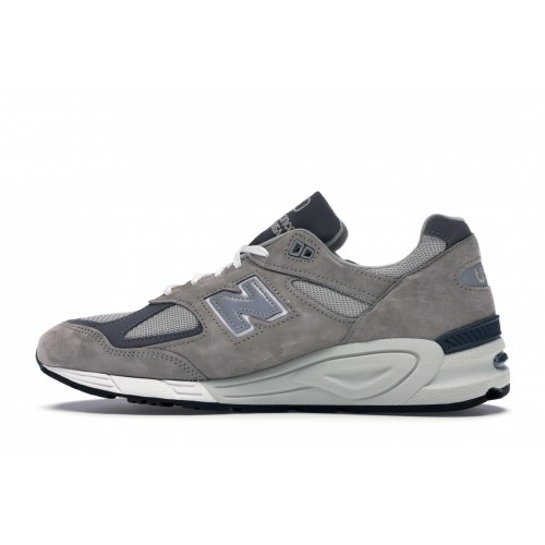 Кроссы New Balance 990v2 Kith Grey - мужская сетка размеров