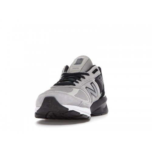 Кроссы New Balance 990v5 Navy Light Grey - мужская сетка размеров