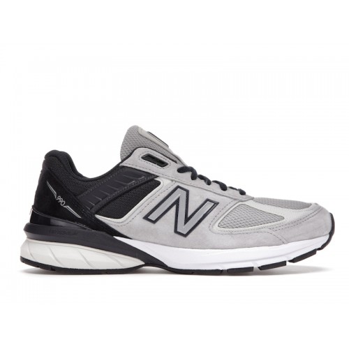 Кроссы New Balance 990v5 Navy Light Grey - мужская сетка размеров