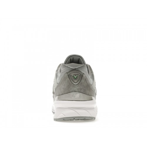Кроссы New Balance 990v5 Grey White - мужская сетка размеров