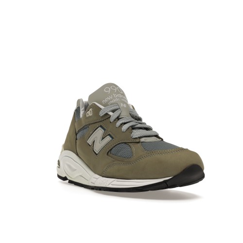 Кроссы New Balance 990v2 Made in USA Steel Blue - мужская сетка размеров