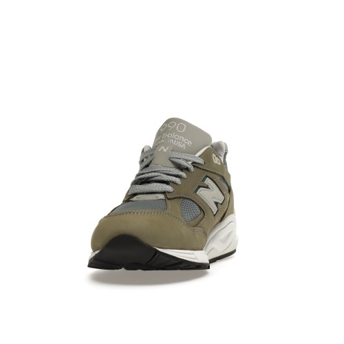 Кроссы New Balance 990v2 Made in USA Steel Blue - мужская сетка размеров