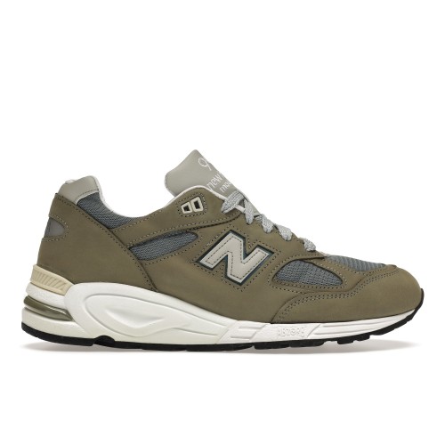 Кроссы New Balance 990v2 Made in USA Steel Blue - мужская сетка размеров