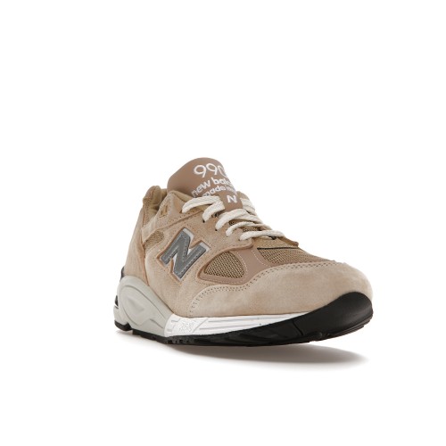 Кроссы New Balance 990v2 Kith Tannin - мужская сетка размеров