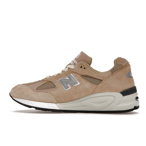 Кроссы New Balance 990v2 Kith Tannin - мужская сетка размеров