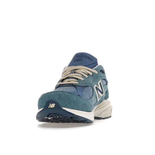 Кроссы New Balance 990v3 MiUSA Levis Denim - мужская сетка размеров