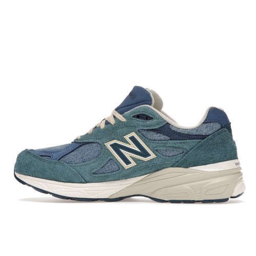 Кроссы New Balance 990v3 MiUSA Levis Denim - мужская сетка размеров