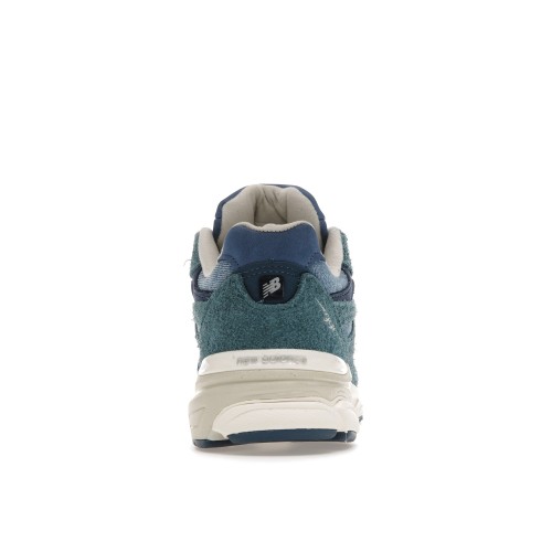 Кроссы New Balance 990v3 MiUSA Levis Denim - мужская сетка размеров