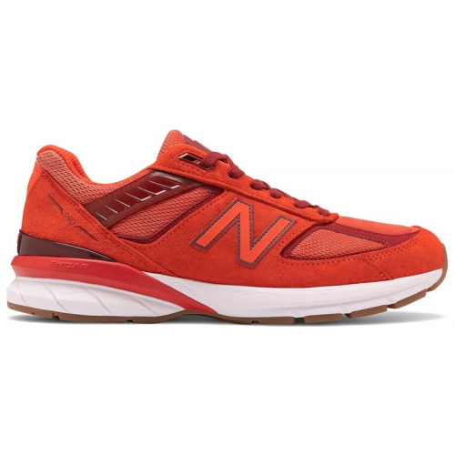Кроссы New Balance 990v5 Molten Lava - мужская сетка размеров