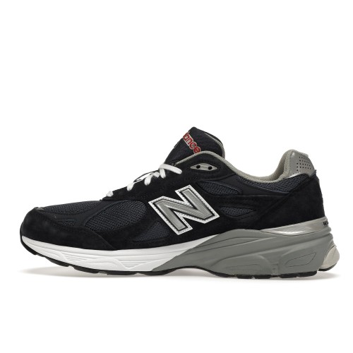 Кроссы New Balance 990v3 MiUSA Navy Denim - мужская сетка размеров