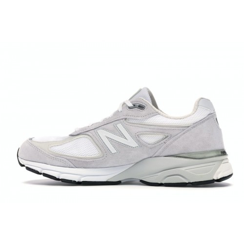 Кроссы New Balance 990v4 Nimbus Cloud White - мужская сетка размеров