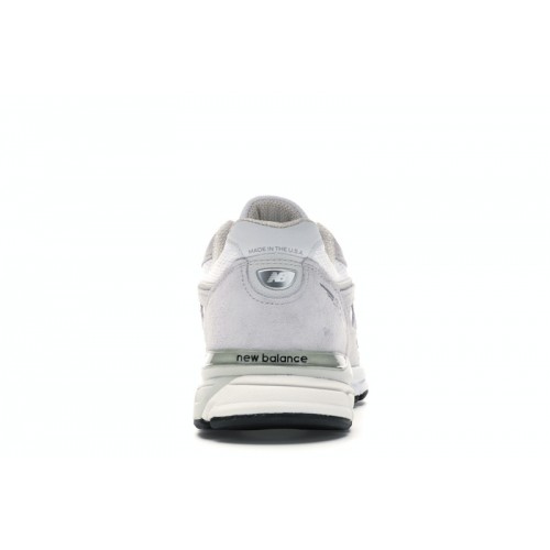 Кроссы New Balance 990v4 Nimbus Cloud White - мужская сетка размеров