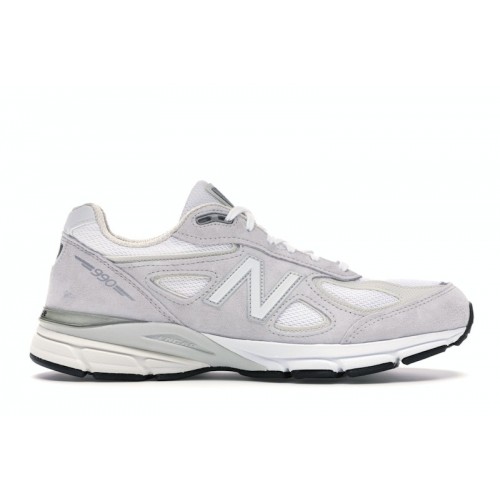 Кроссы New Balance 990v4 Nimbus Cloud White - мужская сетка размеров