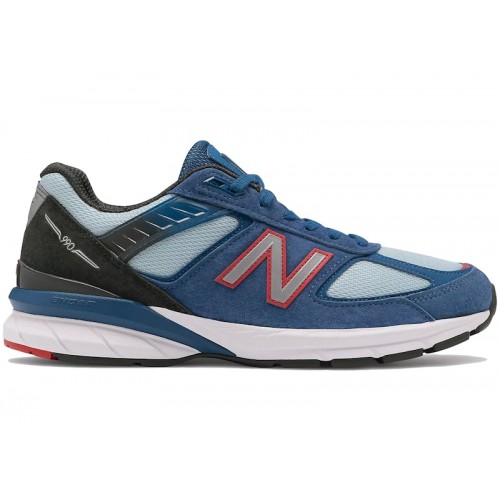 Кроссы New Balance 990v5 Andromeda Blue - мужская сетка размеров