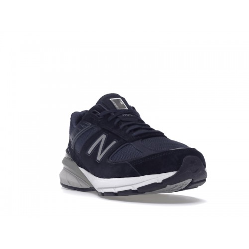 Кроссы New Balance 990v5 Navy - мужская сетка размеров