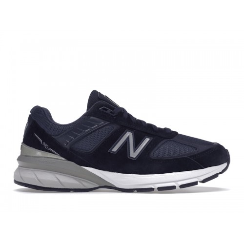 Кроссы New Balance 990v5 Navy - мужская сетка размеров